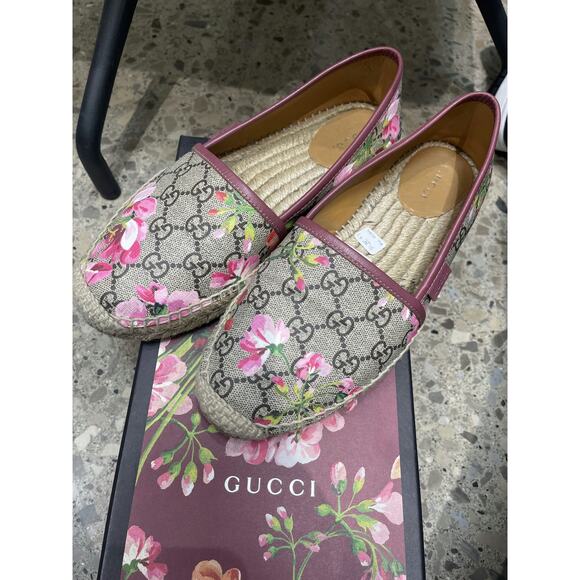Gucci Floral Canvas Espadrilles - Size 37 - Picture 2 of 6